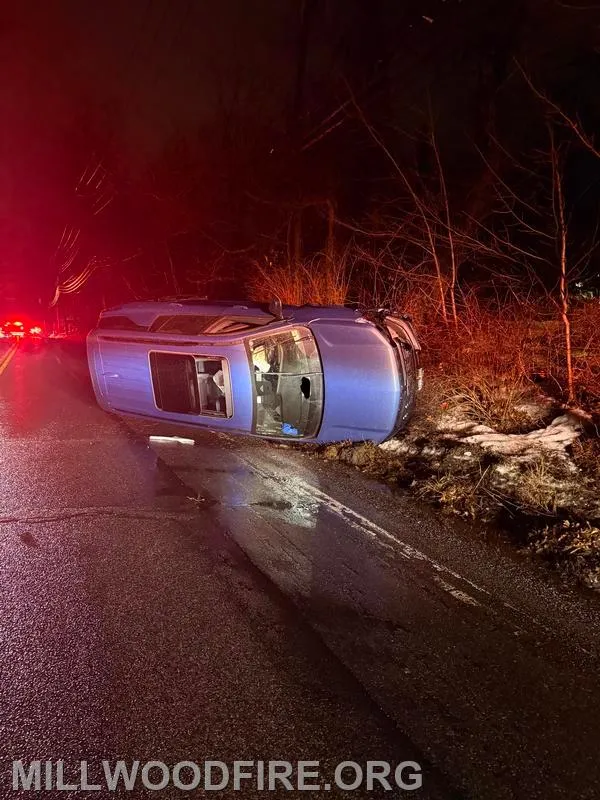Vehicle Rollover on Rt. 100 — photo 1